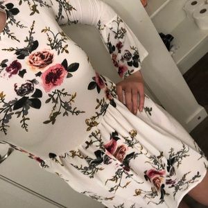 Floral print dress